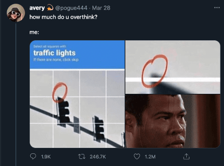 CAPTCHA-Traffic-Lights-Overthinking