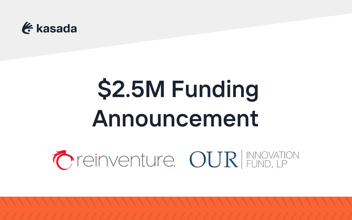 Text reading $2.5M Funding Announcement over reinventure and OUR Innovation Fund, LP logos