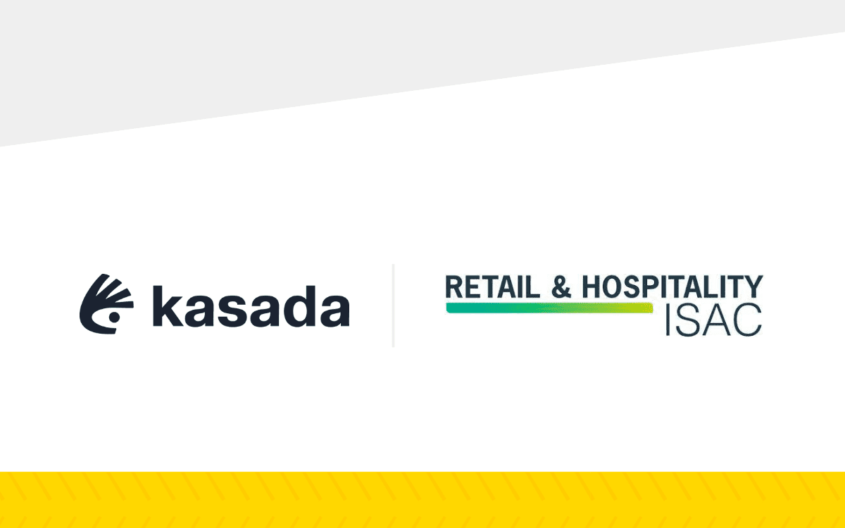 Kasada logo to the left Retail & Hospitality ISAC logo to the right