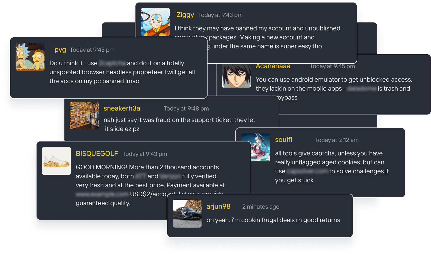 Communities and bot forums