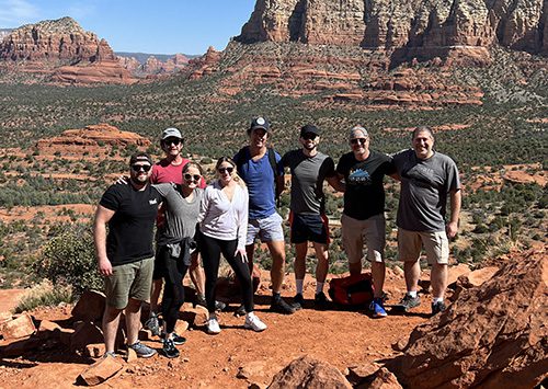 Team building activities A team excursion at the Grand Canyon