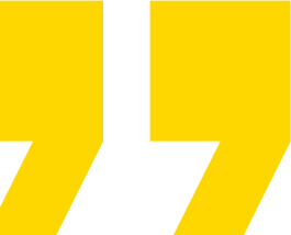 qoute Yellow quotation symbol