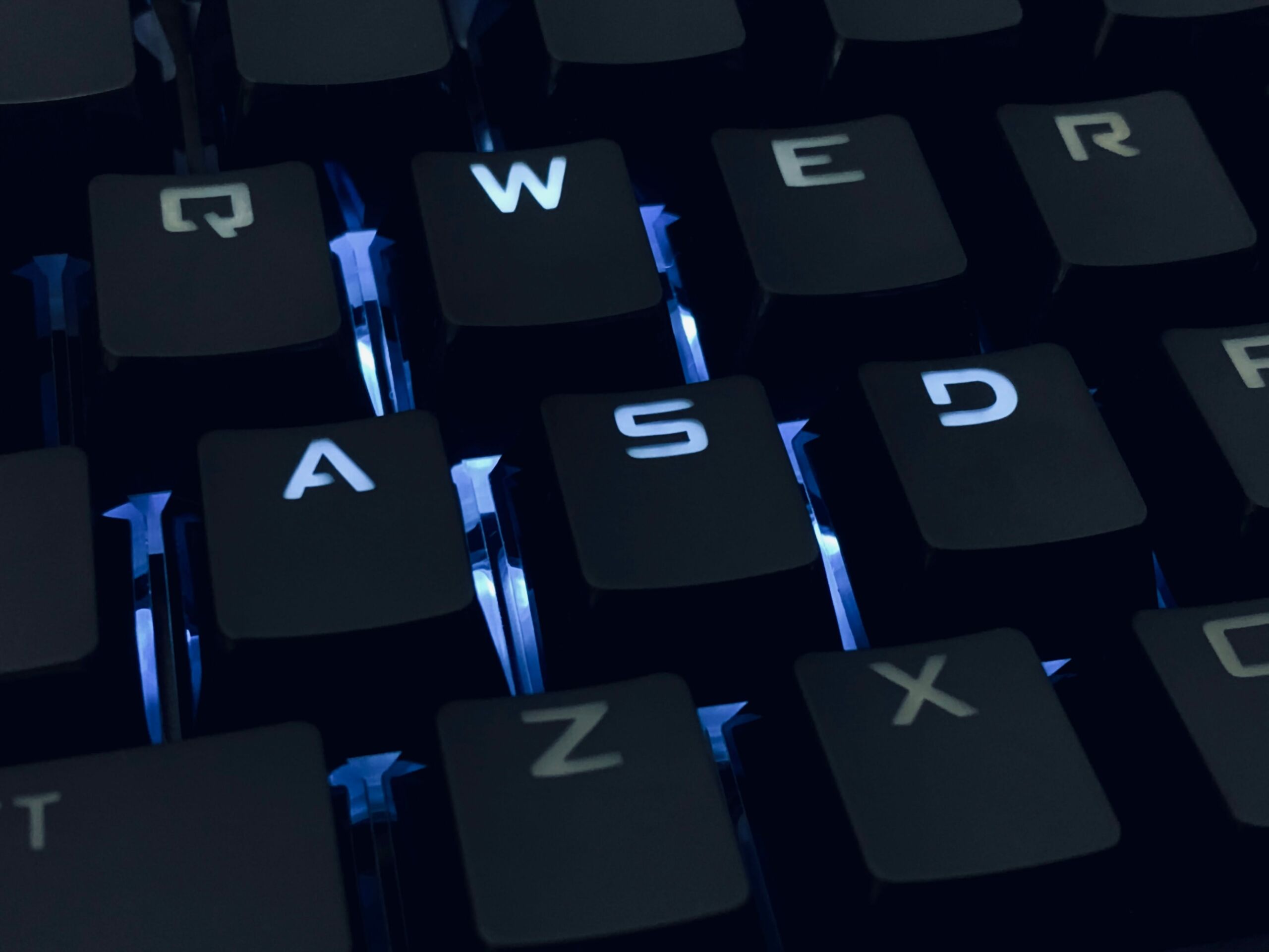laptop illuminated keys