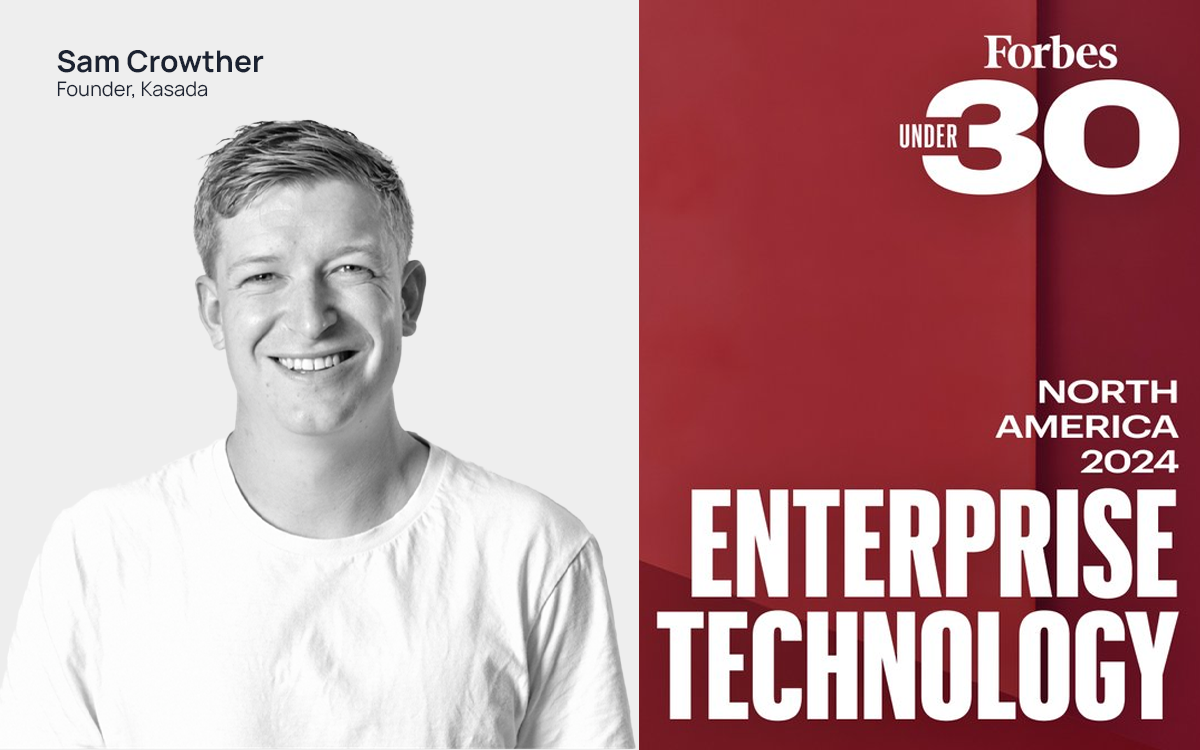 Headshot of Sam Crowther, Founder and CEO of Kasada Bot Defense for U.S. Forbes 30 Under 30 in Enterprise Technology