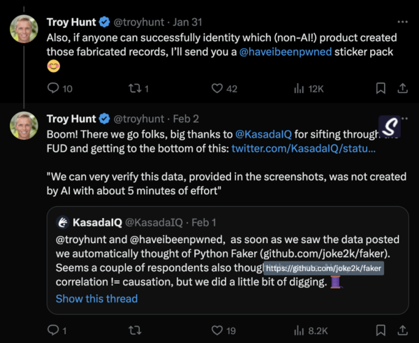 Tweets from Troy Hunt