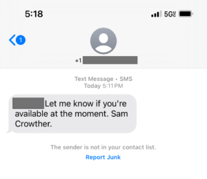 Text - Let me know if youre available