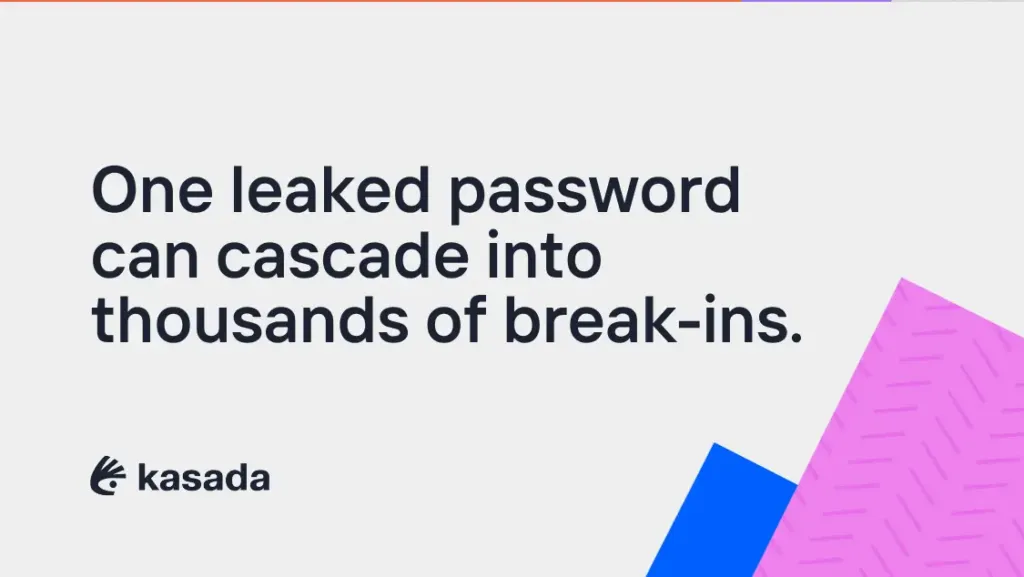 Leaked and reused passwords fuel large-scale account takeover attacks through automation.